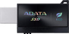 Adata Dysk Zewnętrzny SSD SC730 512G USB 3.2C/A 600/600MB/s czarny