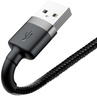 Kabel USB-A / Lightning iPhone Baseus Cafule CALKLF-RG1 300cm Apple 2A Czarno-szary