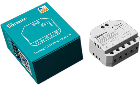 Sonoff sterownik 2-kanałowy roletowy 10A WiFi Dual R3