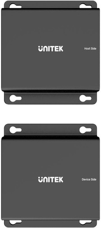 Unitek Przedłużacz USB-C na 4× USB-A przez Ethernet, zasięg do 150 m 480Mbps