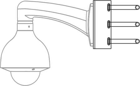 Uchwyt Słupowy Dahua PFA150-V2