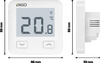 ENGO Controls E10-W - Regulator temperatury, 230V, biały, Wi-Fi, Internetowy, podtynkowy