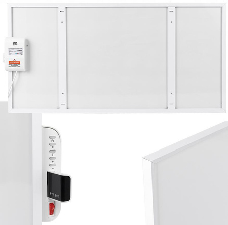 Panel grzewczy IR CRONOS Synthelith PRO CRP-1200TWP Grey