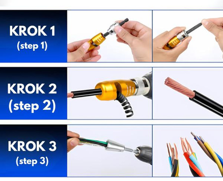 Zestaw do ściągania izolacji HT-EK4-2