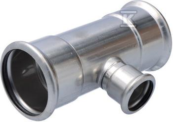 TRÓJNIK REDUK.54X28X54MM INOX PRESS