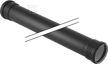 RURA SILENT-PP HT 110X3000 2-KIEL.CZARNA