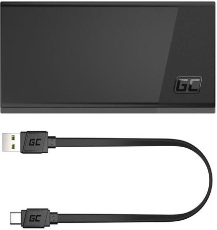 Powerbank Green Cell PowerPlay20S 20000mAh PD 22,5W QC 3.0 3x USB-C Czarny