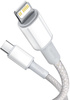 Kabel USB-C / Lightning iPhone Baseus Cafule CATLGD-A02 2m 20W PD Quick Charging Biały
