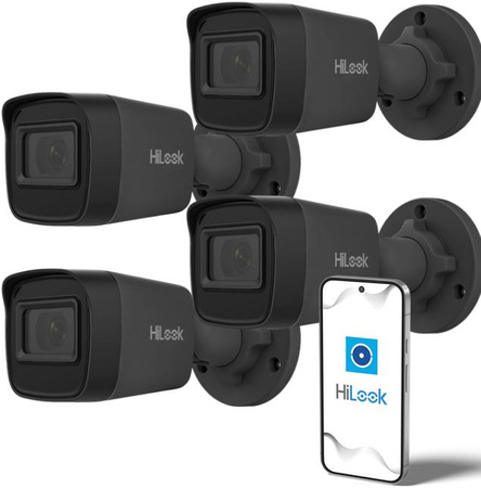 Kamera IP Hilook by Hikvision tuba 4MP IPCAM-B4-P Black Opakowanie zbiorcze 10szt.