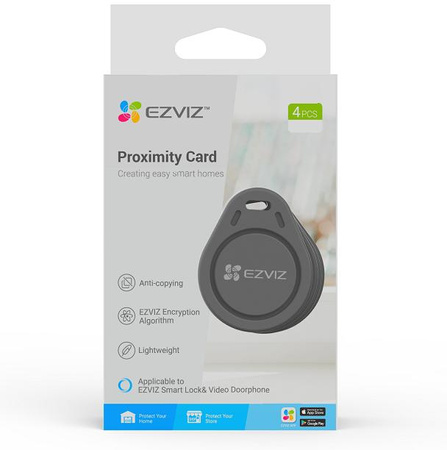 Breloki Zbliżeniowe Ezviz CS-DL-IC-CPU-R200 (4szt)