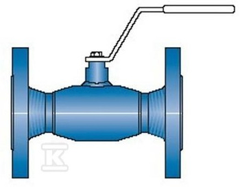 ZAWÓR KULOWY DN15 PN40  KOŁNIERZOWY