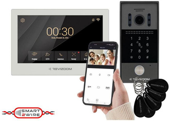 Wideodomofon REVIZOOM RM-T273HD WHITE/RC-212HD-CK1