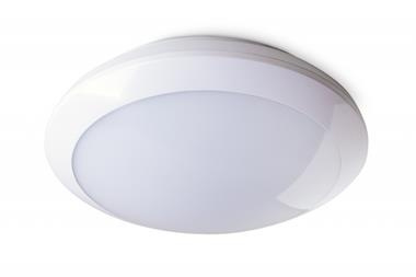 PLAFON LED OKRĄGŁY MEGAN SMART BIAŁY OPRAWA 15W NW 4000K 1300LM FI300 IP65 PC CZUJNIK RUCHU HF