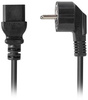 KABEL ZASILAJĄCY (SERWEROWY) CEE 7/7 IEC 320 C19 16A 1.8M WTYCZKA KĄTOWA VDE Lanberg