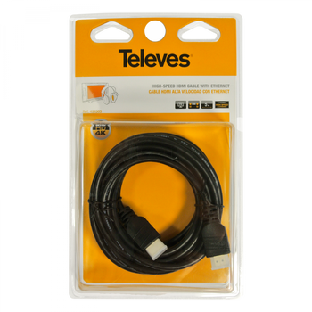 Kabel HDMI 2.0 Televes ref. 494501 1,5m 4K