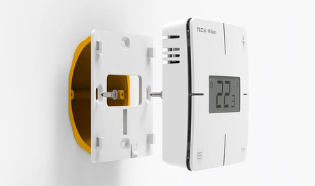 Przewodowy regulator pokojowy sinum czarny R-S1 Tech Sterowniki