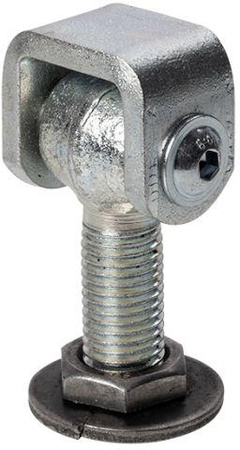 Zawias PSG 61.012.01 do wspawania - gwint M16 (regulowany, ucho ocynkowane)