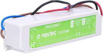 ZASILACZ LED IP67 / 12V / 6,25A / 75W