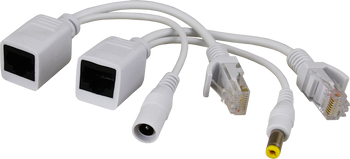 ZESTAW ADAPTERÓW PoE ZE ZŁĄCZAMI TYPU RJ Pulsar P-POE1