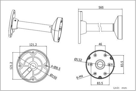 UCHWYT HIKVISION DS-1271ZJ-130-TRL