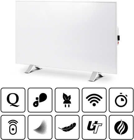 Panel grzewczy IR CRONOS Synthelith PRO CRP-600TWP White