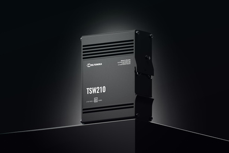 Teltonika TSW210 switch przemysłowy 8xGE 2xSFP PoE+ (TSW210000010) DIN