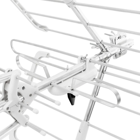Antena kierunkowa DVB-T2 Spacetronik Eos Pro Combo UHF+VHF LTE 5G (biała)