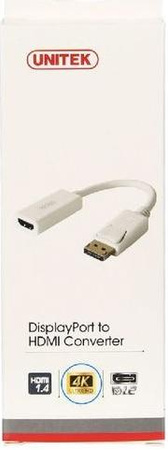 Adapter Unitek DisplayPort 1.2 na HDMI 1.4 | Konwerter sygnału, przejściówka