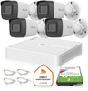 Zestaw do monitoringu Hilook 6 kamer IP IPCAM-B4-P 4MP 2.8mm