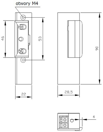 ZACZEP ELEKTRA R3 Z PAM. Z BLOK. LEWY; 1342