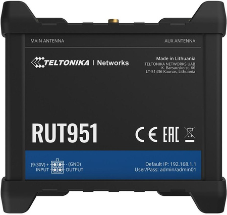 Teltonika RUT951 router przemysłowy 4G / LTE (RUT951000000)