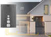 Domofon ''EURA'' ADP-51A3 ''DIFESA'' - 1-rodzinny, 2 unifony, interkom, grafit