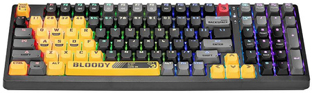 Klawiatura mechaniczna A4TECH Bloody S98 USB Sports Lime (BLMS Red Plus Switches)