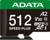 Adata Karta pamięci microSD Speed Plus 512GB UHS1 U3 V30 A2 180/160 MB/s