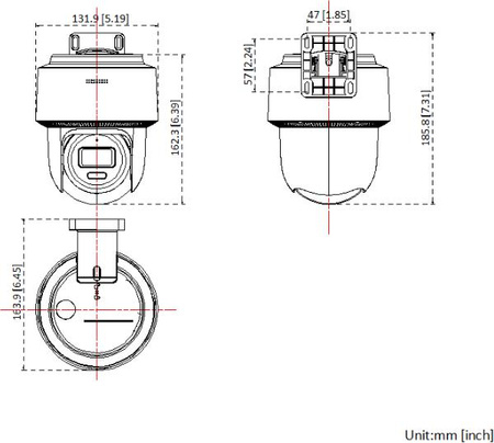 Kamera IP Hilook by Hikvision 6MP PTZ-N6-P Opakowanie zbiorcze 10szt.