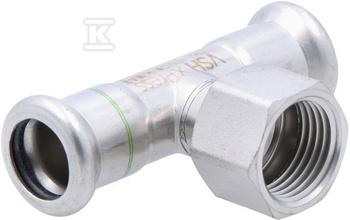 TRÓJNIK 15X1/2X15MM GW INOX PRESS