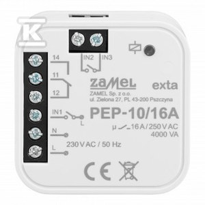 MODUŁ PRZEKAŹNIKA 16A PEP-10/16A