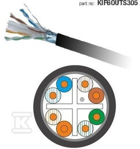 KABEL FTP ZEWN.SUCHY KAT.6 4X2X23AWG