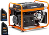 ZESTAW AGREGAT PRĄDOTWÓRCZY DAEWOO GDA 6500E 5.5kW + 2x GENERATOR OIL SAE 10W-30 DWO 600
