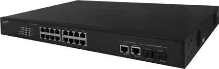 SWITCH POE PULSAR SF116 16-PORTÓW (16xPoE + 2xUPLINK/2xSFP UPLINK)