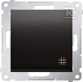 ŁĄCZ.KRZYŻ.+RAM.IP20/44 ANTRACYT SIMO