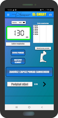 MIERNIK GRUBOŚCI LAKIERU GL-PRO-SMART-FAZ