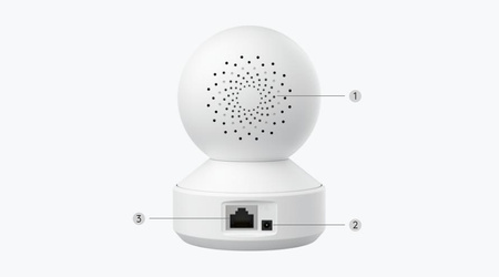 Kamera IP Reolink E340 wewnętrzna obrotowa 8MPx WiFi biała