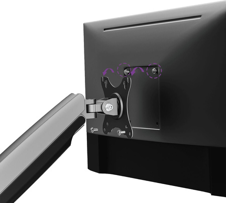 Uchwyt do monitora 17”-45” Spacetronik SPA-S110B USB