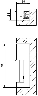 ZACZEP ELEKTRA R3 BEZ BLOK. LEWY; 1433