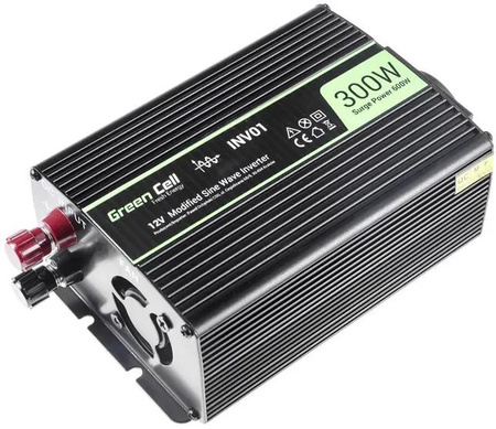 Przetwornica Napięcia Green Cell 24V / 230V 300W/600W Modyfikowana Sinusoida