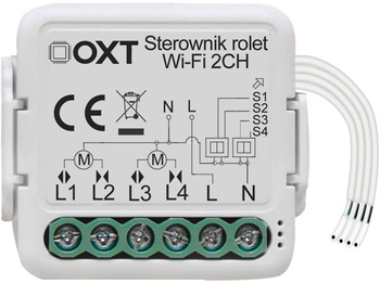 Moduł Oxt mini sterownik 2 rolety WiFi Tuya