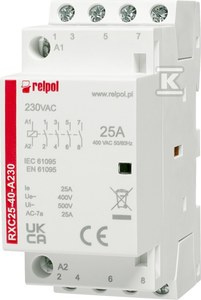 STYCZ.INST.4NO,25A,AC RXC25-40-A230