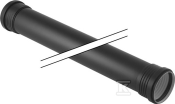 RURA SILENT-PP HT 110X500 2-KIEL.CZARNA