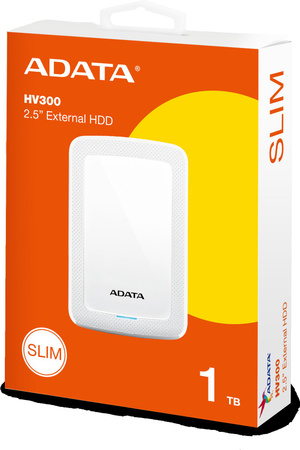 DYSK ZEWNĘTRZNY ADATA DashDrive HV300 1TB 2.5 USB3.1 Biały